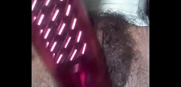  Six beating that pussy with a vibrator